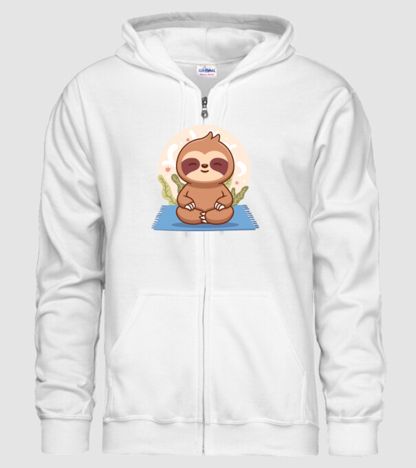 Namaste model alb pe tricou