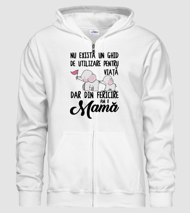 Nu există un ghid de utilizare pentru viață, dar din fericire am o mamă model alb pe tricou