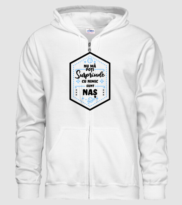 Nu mă poți surprinde cu nimic, sunt naș model alb pe tricou