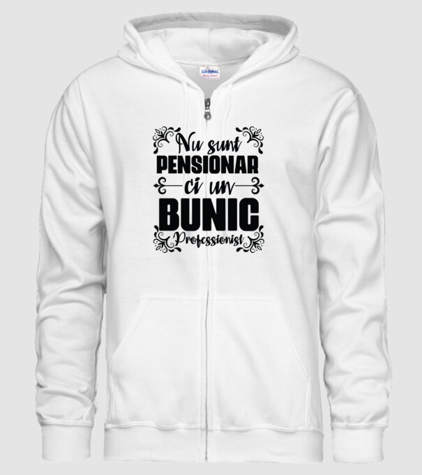Nu sunt_pensionar, ci un bunic profesionist model alb pe tricou