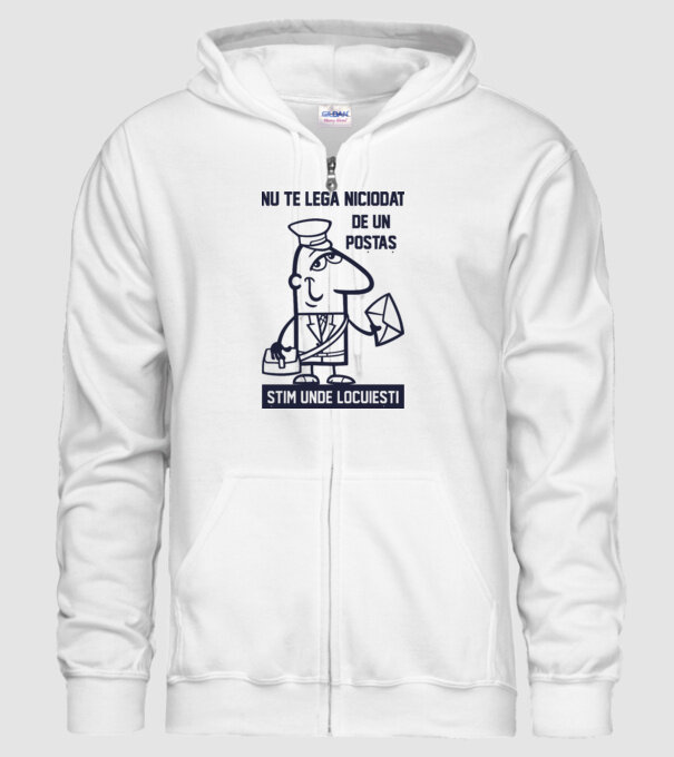 nu te lega niciodată de un poștaș. Știm unde locuiești model alb pe tricou