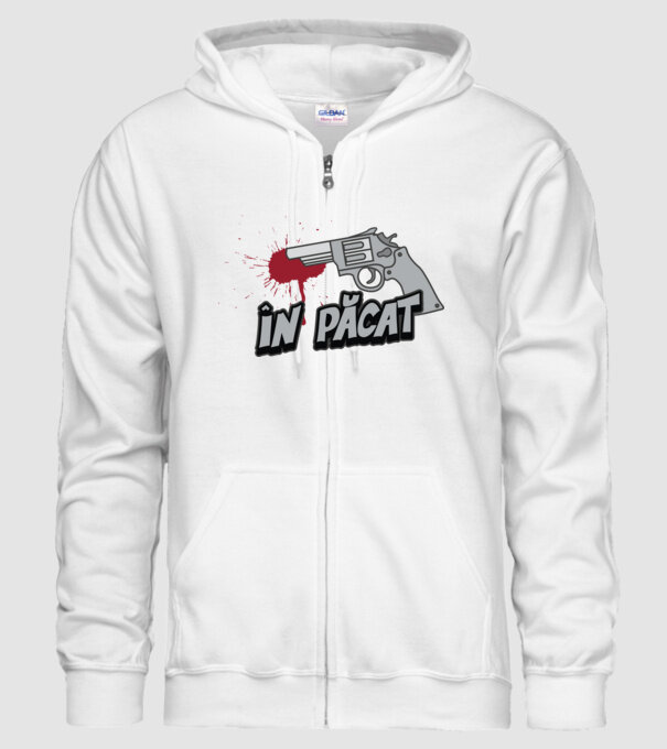 în păcat model alb pe tricou