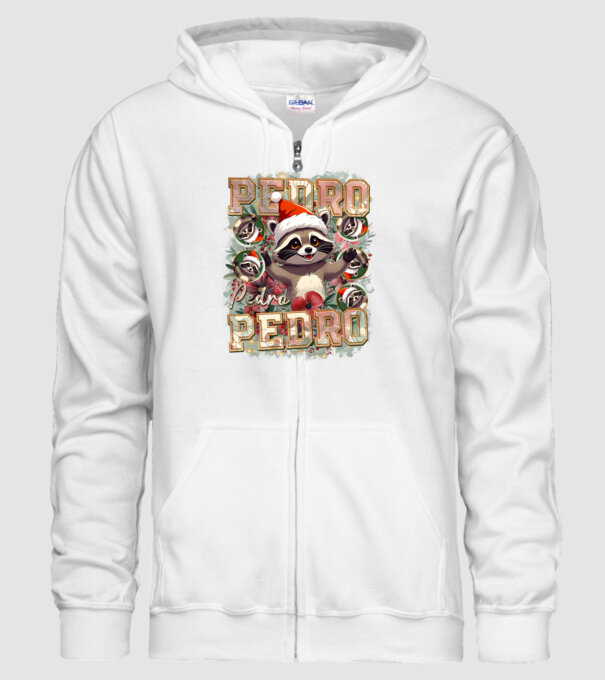 Pedro pedro flower xmas model alb pe tricou