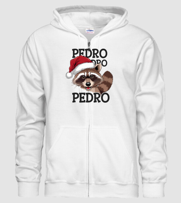 Pedro pedro xmas model alb pe tricou