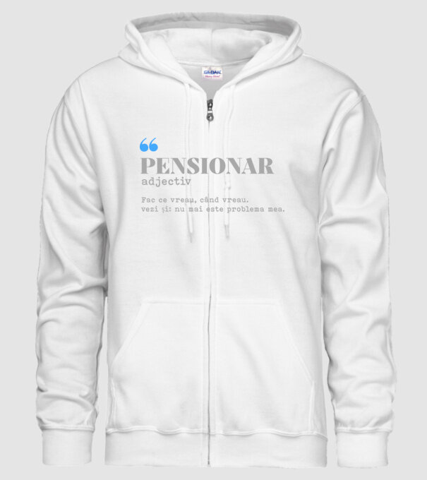 pensionar. adjectiv: fac ce vreau, când vreau. vezi și: nu mai este problema mea. model alb pe tricou