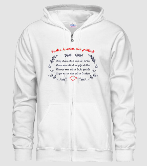 Pentru frumoasa mea prietenă: hobby-ul meu este să-mi fie dor de tine - munca mea este să am grijă de tine - misiunea mea este s model alb pe tricou