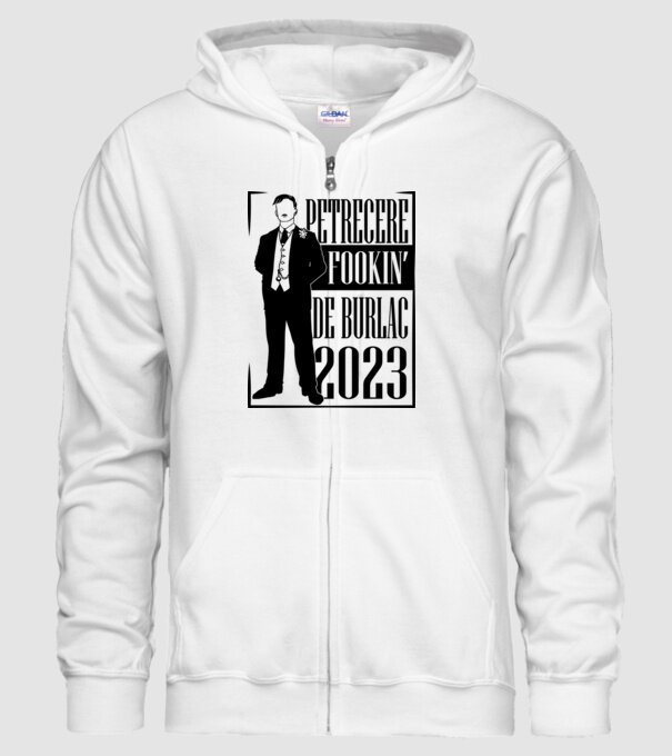 Petrecere Fookin de burlac model alb pe tricou