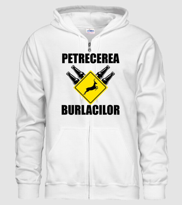 petrecerea burlacilor model alb pe tricou