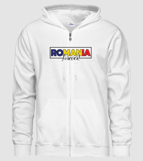 Romania forever model alb pe tricou