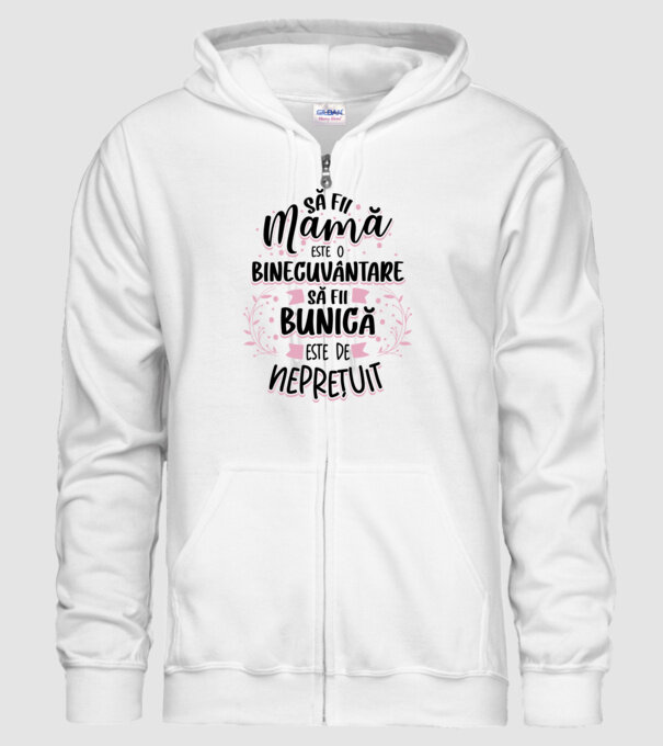 Să fii bunică este neprețuit model alb pe tricou