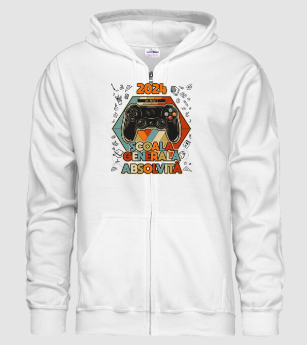 școala generală școala generală model alb pe tricou