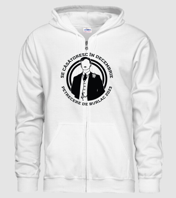 Se căsătoresc în decembrie model alb pe tricou