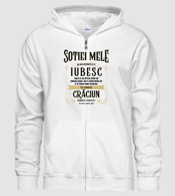 Soției mele - nu uita niciodată că te iubesc - dacă ți-aș putea oferi un singur lucru, ar fi capacitatea de a te vedea prin ochi model alb pe tricou