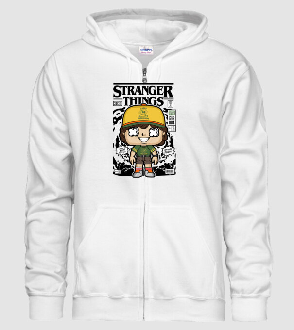 stranger things cereal model alb pe tricou