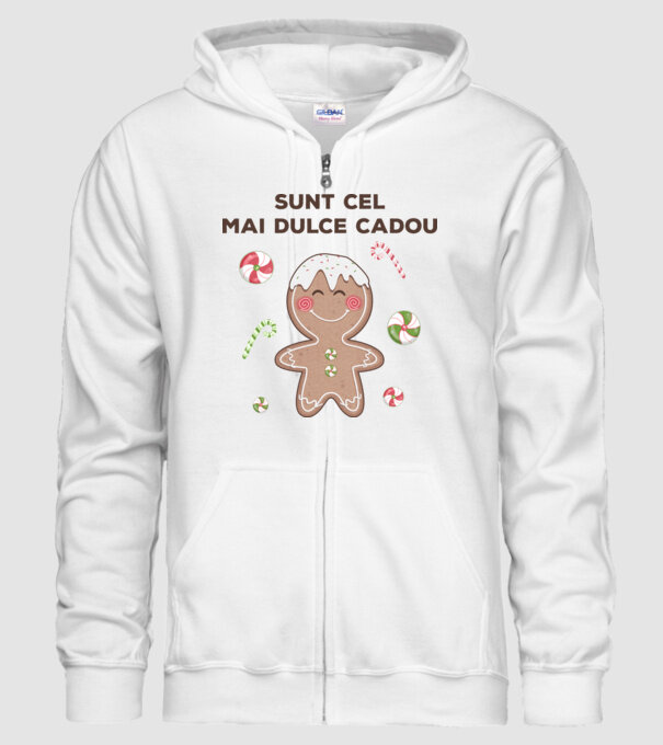Sunt cel mai dulce cadou model alb pe tricou