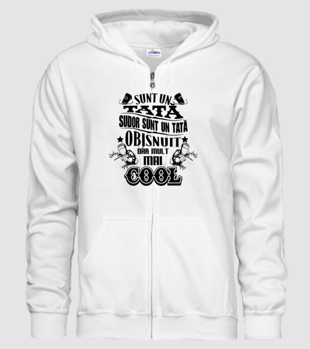 sunt un tată sudor, ca un tată obișnuit, dar mult mai cool model alb pe tricou