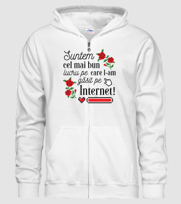 Suntem cel mai bun lucru pe care l-am găsit pe internet model alb pe tricou