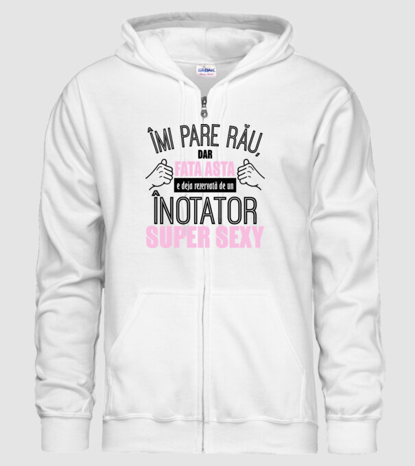 Îmi pare rău, dar fata asta e deja rezervată de un ÎNOTĂTOR super sexy model alb pe tricou