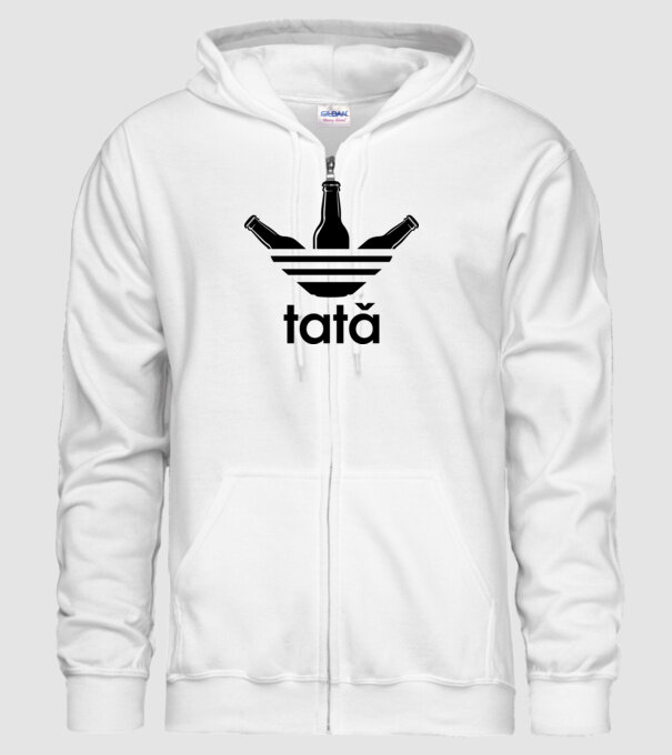 Tatadidas model alb pe tricou