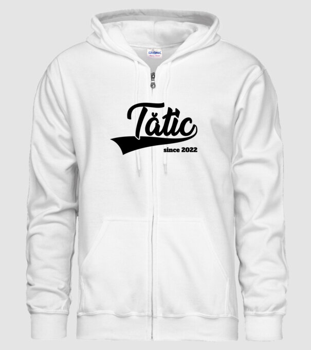 tătic since 2022 model alb pe tricou