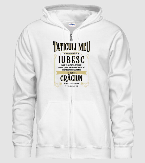 Tăticului meu - nu uita niciodată că te iubesc - dacă ți-aș putea oferi un singur lucru, ar fi capacitatea de a te vede model alb pe tricou