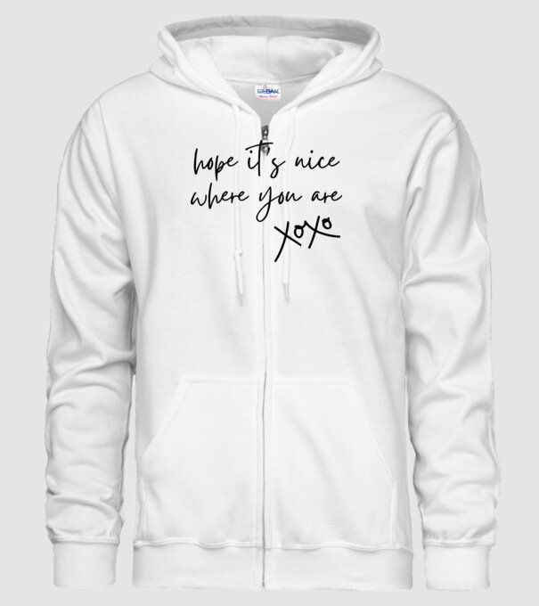 Taylor Swift hope its nice where you are model alb pe tricou