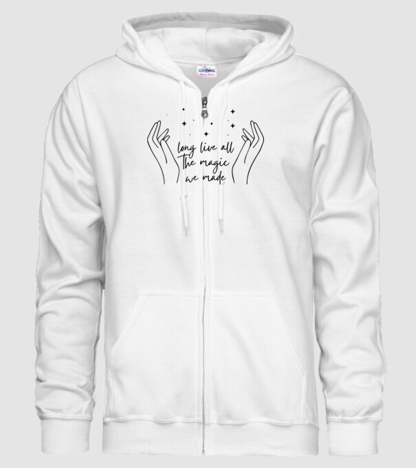 Taylor Swift long live all the magic we made model alb pe tricou