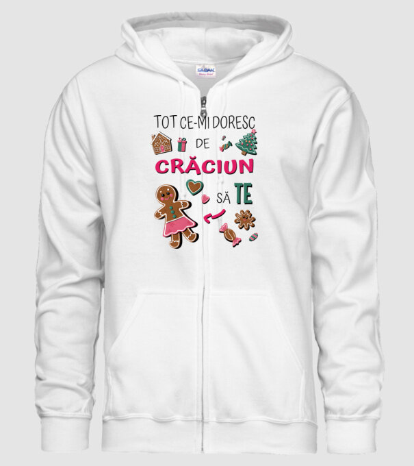 Tot ce-mi doresc de Crăciun să TE Femei alb model alb pe tricou