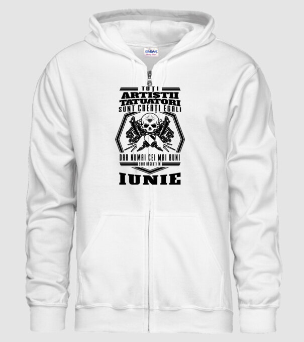 Toți artiștii tatuatori sunt creați egali iunie model alb pe tricou