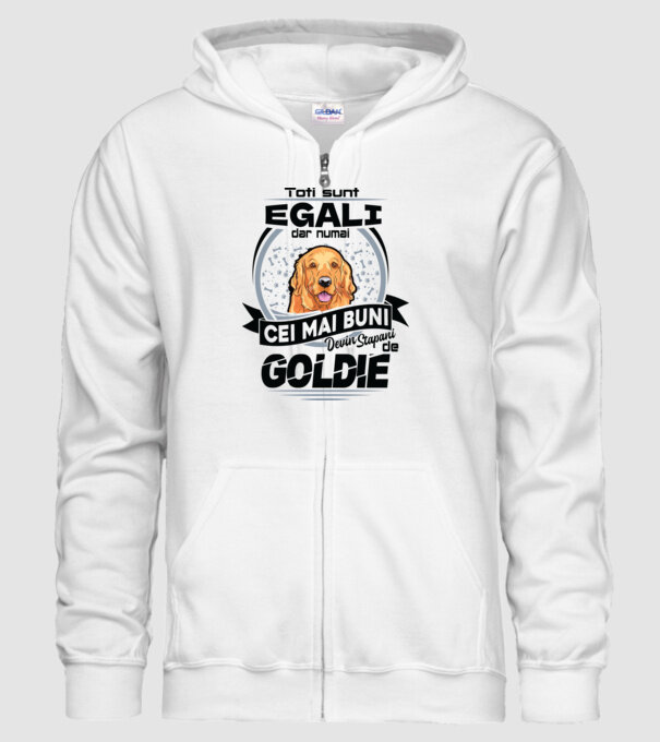 Toți sunt egali, dar numai cei mai buni devin stăpâni de goldie model alb pe tricou