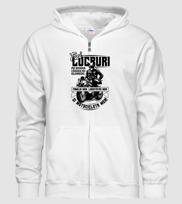 trei lucruri pe seama cărora nu glumesc: familia mea, libertatea mea și motocicleta mea model alb pe tricou