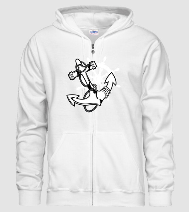 Vapoare model alb pe tricou