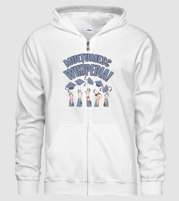 Wikipedia model alb pe tricou