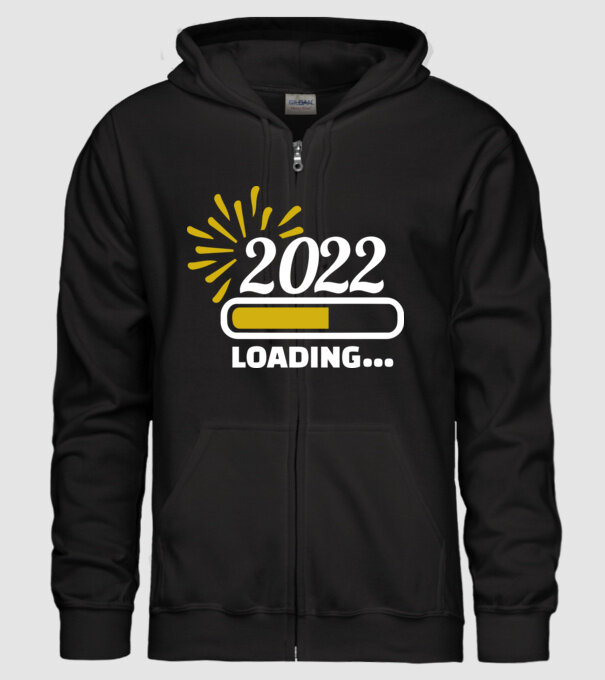 2022 loading model negru pe tricou