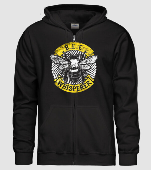 Bee Whisperer model negru pe tricou