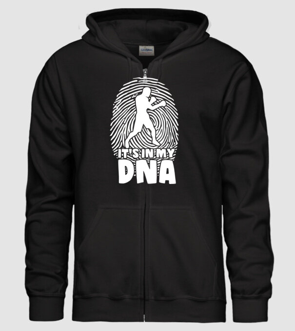 Boxer DNA model negru pe tricou