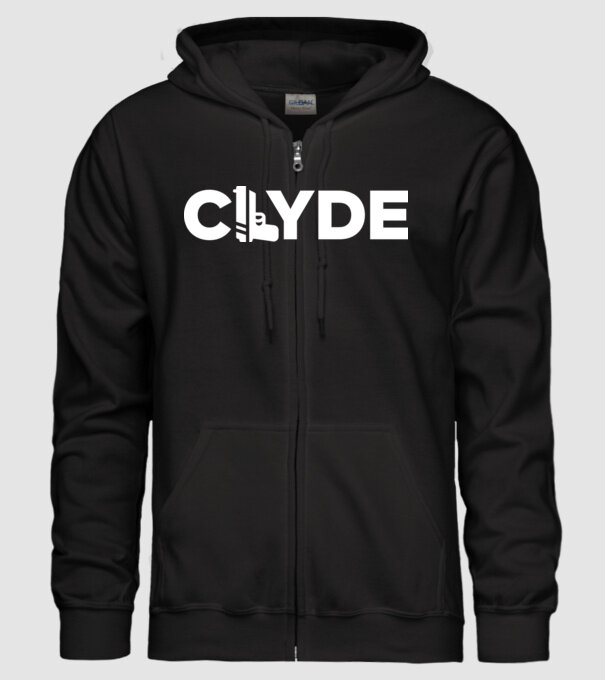 Bonnie és Clyde CLYDE model negru pe tricou