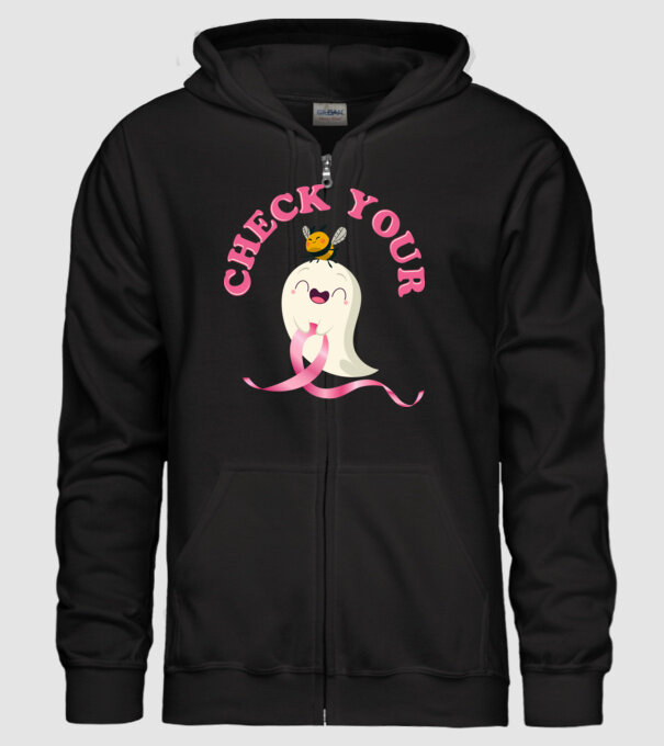 Check your boo-bees model negru pe tricou