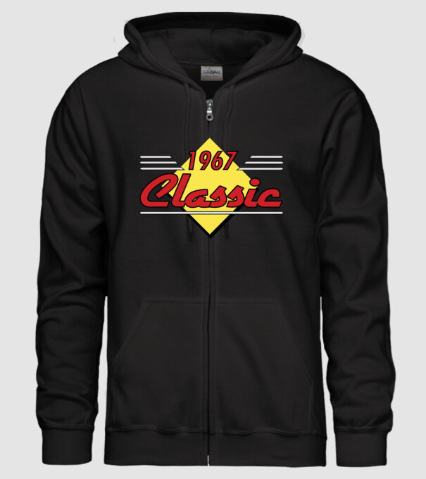 Classic - 1967 model negru pe tricou