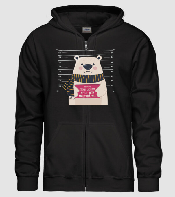 DearSanta model negru pe tricou