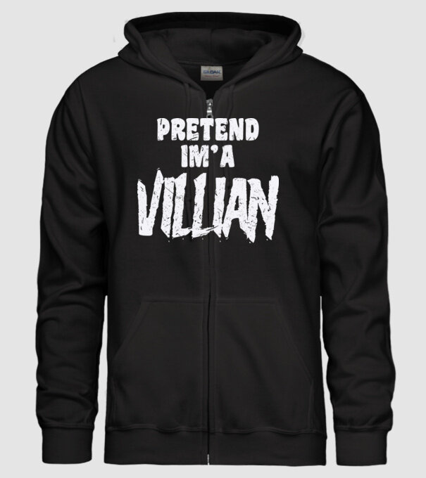 Villian carnaval model negru pe tricou