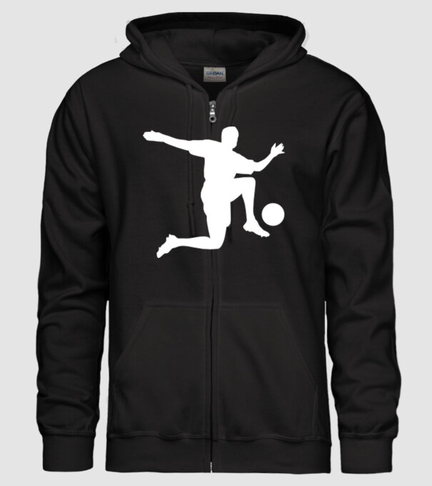 Fotbal 3 model negru pe tricou