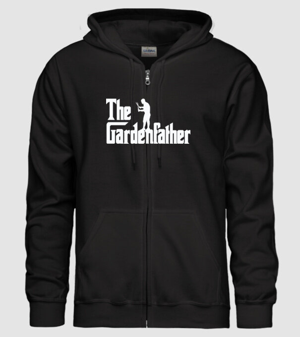 The Gardenfather model negru pe tricou