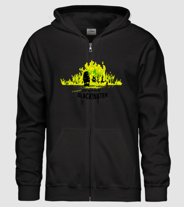 I Survived The Battle of Blackwater model negru pe tricou