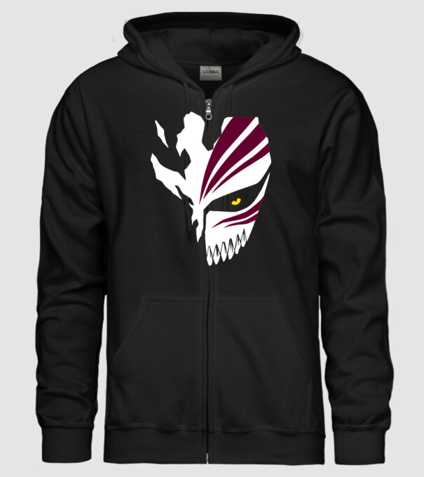 Ichigo Hollow Mask model negru pe tricou