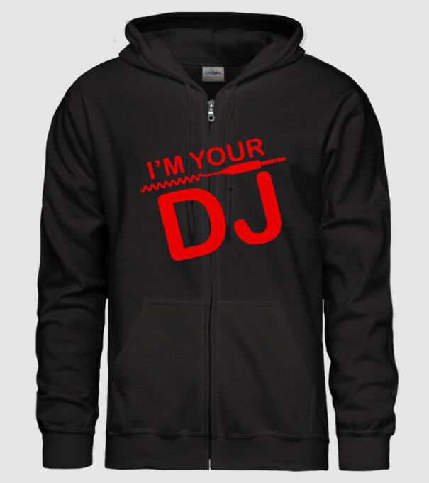Im your DJ model negru pe tricou