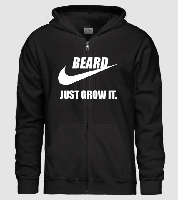 Just Grow It! model negru pe tricou