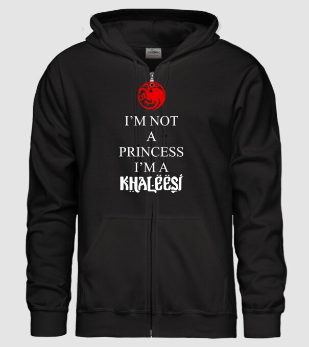 khaleesi model negru pe tricou