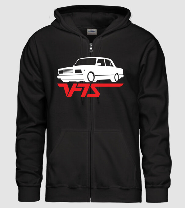 Lada model negru pe tricou