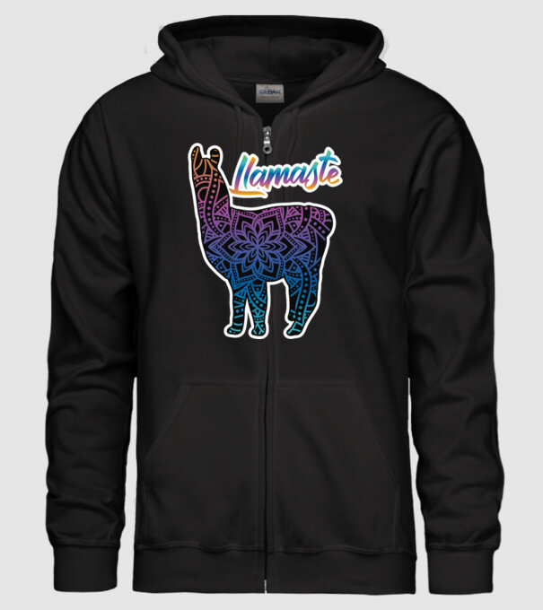 Lamaste color2-01 model negru pe tricou